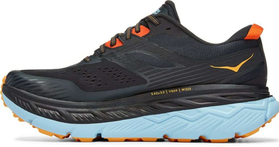 Footwear * | Hoka Stinson Atr 6 Trail-Running Shoes Men'S Blue Graphite/Summer Song