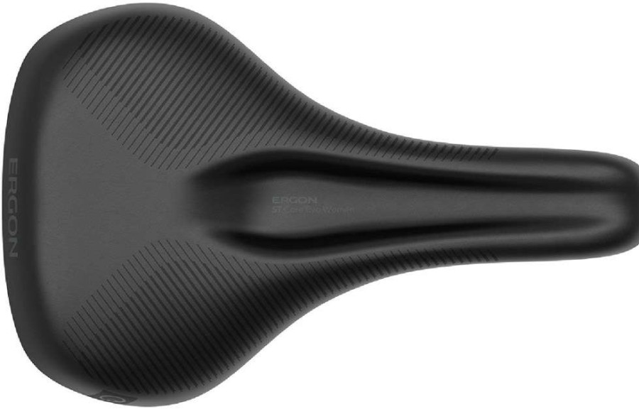 Cycling * | Ergon St Core Evo Saddle Women'S Black/Grey