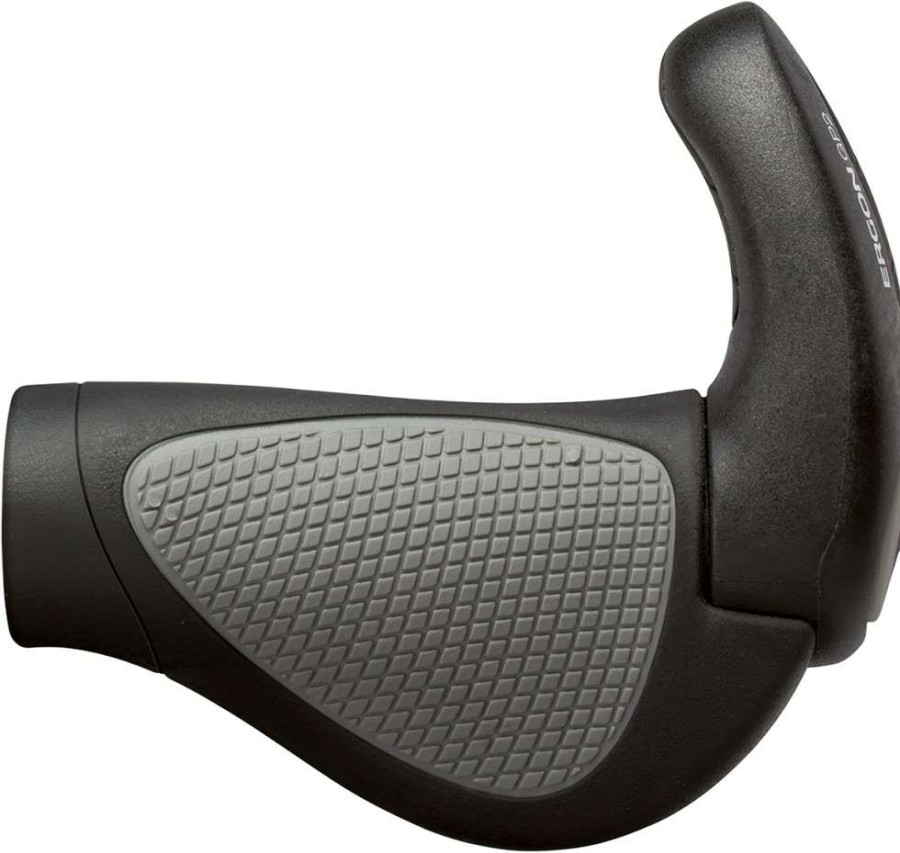 Cycling * | Ergon Gp2 Gripshift Handlebar Grips Black