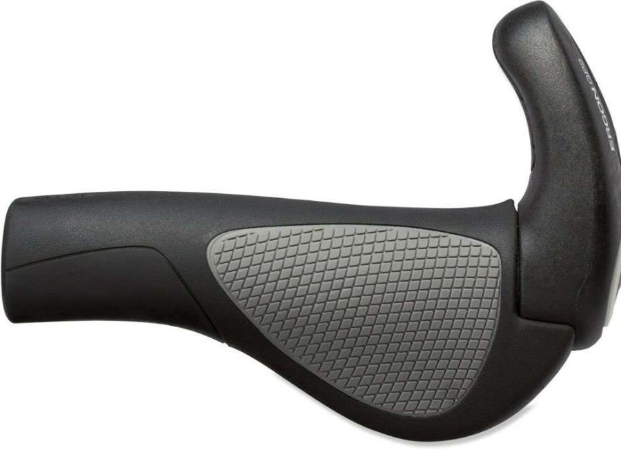 Cycling * | Ergon Gp2 Handlebar Grips Black