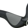 Cycling * | Ergon Gp4 Lock-On Handlebar Grips Black/Gray