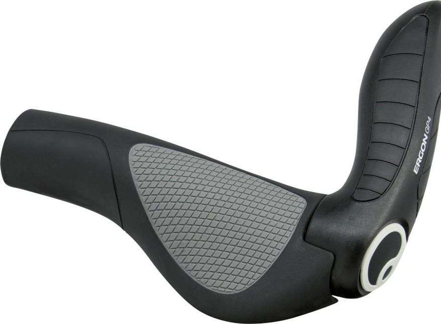 Cycling * | Ergon Gp4 Lock-On Handlebar Grips Black/Gray