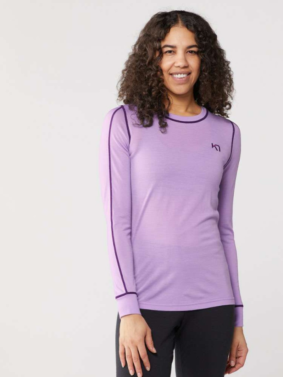 Women'S Clothing * | Kari Traa Smale Solid Long-Sleeve Base Layer Top Women'S