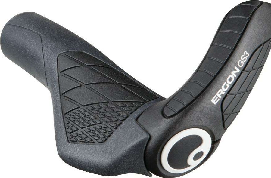 Cycling * | Ergon Gs3 Lock-On Handlebar Grips Black/Gray