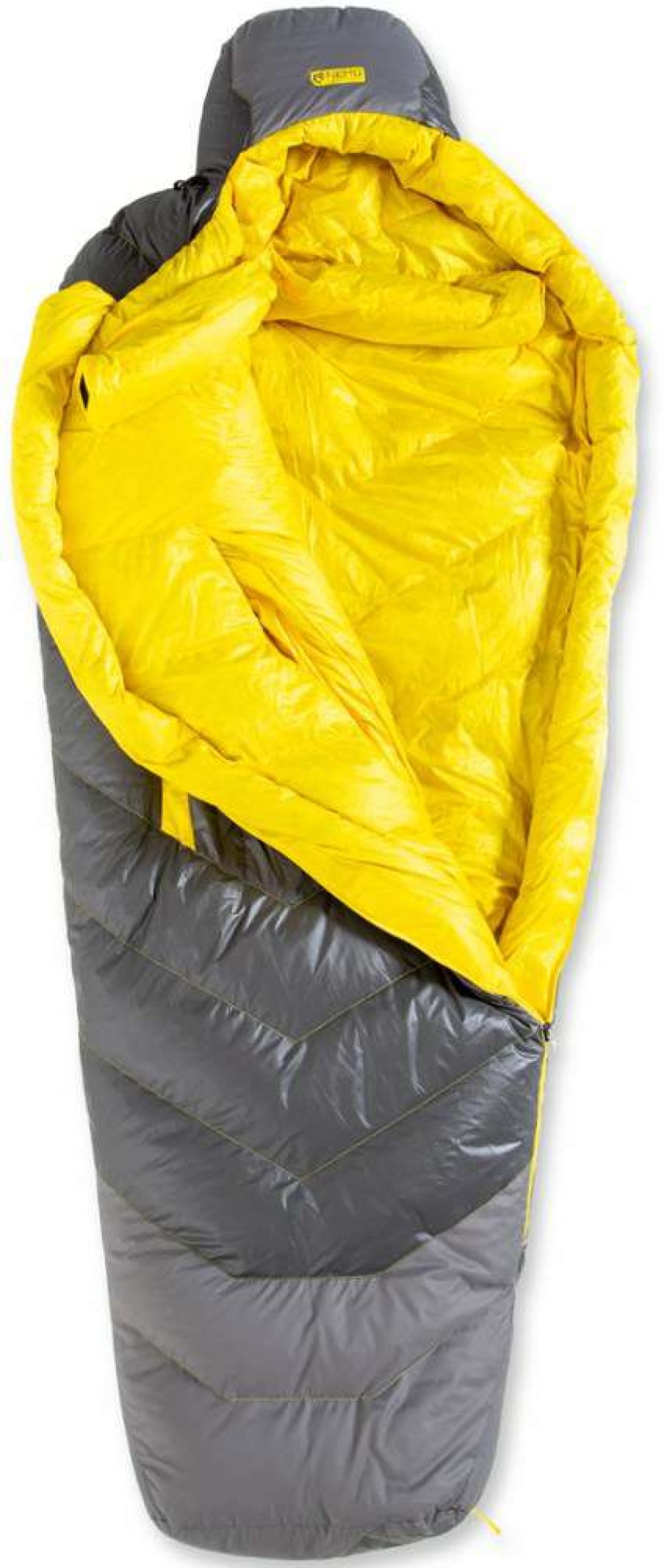 Camping And Hiking * | Nemo Sonic 0 Sleeping Bag Goodnight Gray/Goldfinch