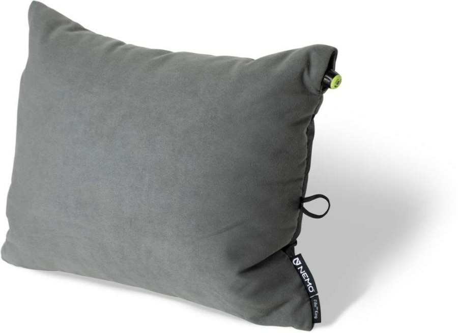 Camping And Hiking * | Nemo Fillo King Camping Pillow Midnight Gray