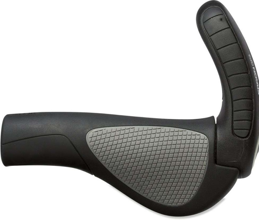 Cycling * | Ergon Gp3 Handlebar Grips Black