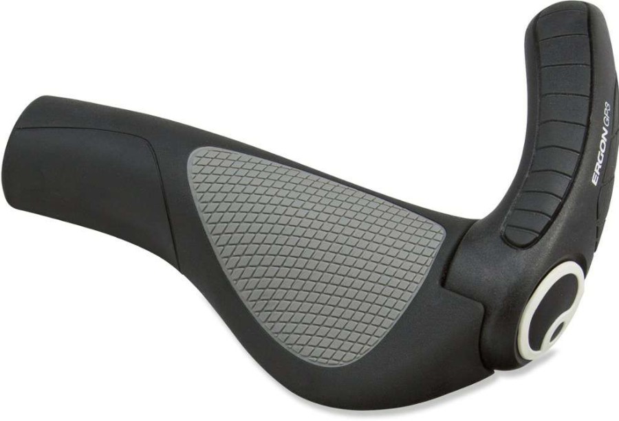 Cycling * | Ergon Gp3 Handlebar Grips Black