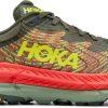 Footwear * | Hoka Mafate Speed 4 Trail-Running Shoes Men'S Thyme/Fiesta