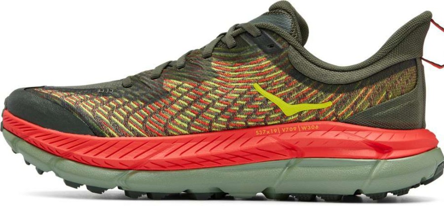 Footwear * | Hoka Mafate Speed 4 Trail-Running Shoes Men'S Thyme/Fiesta