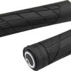 Cycling * | Ergon Ga2 Single Twist Shift Handlebar Grips Black