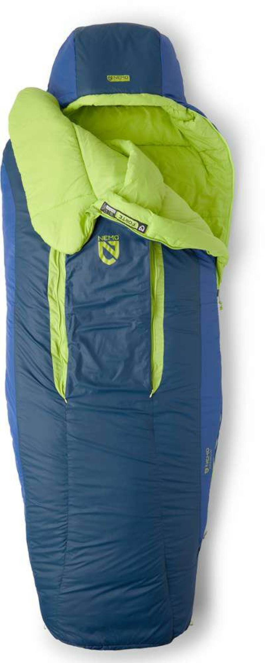 Camping And Hiking * | Nemo Forte 20 Sleeping Bag Men'S Glow/Abyss