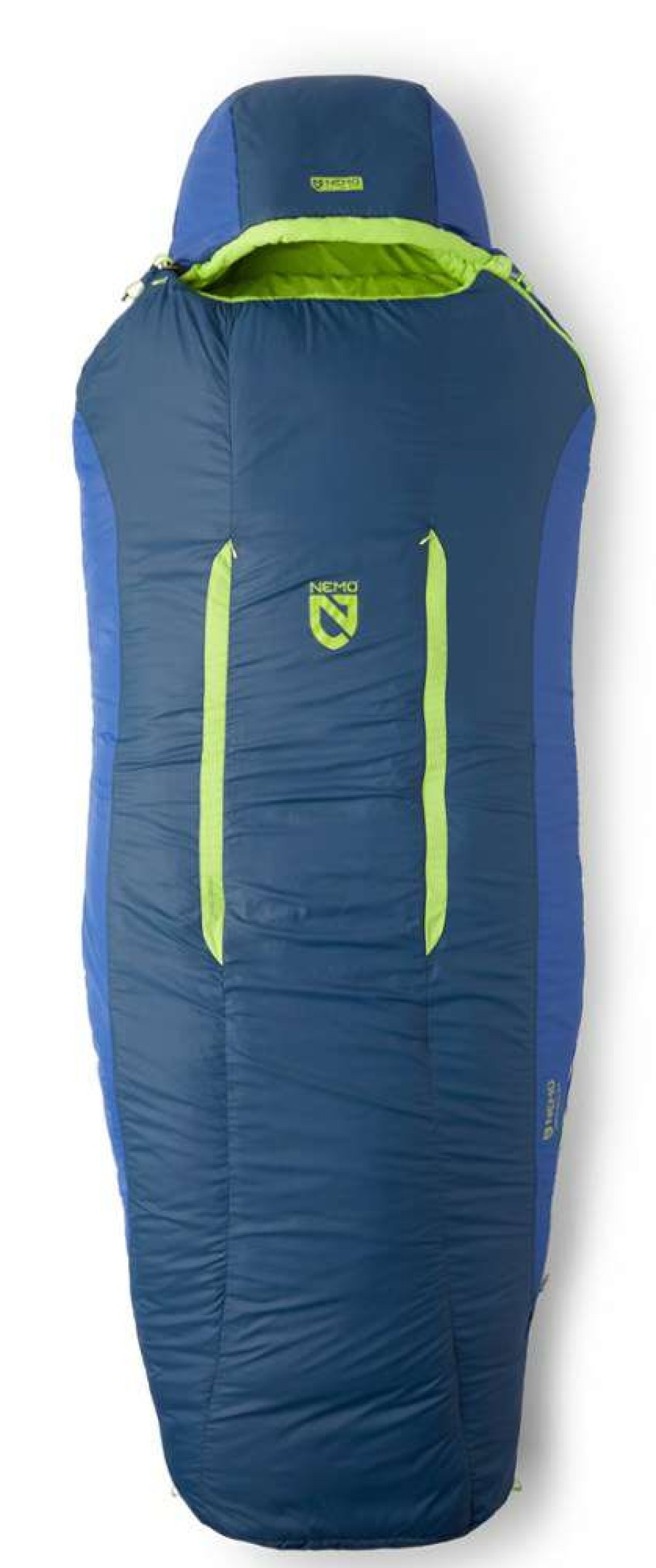 Camping And Hiking * | Nemo Forte 20 Sleeping Bag Men'S Glow/Abyss