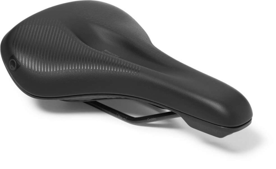 Cycling * | Ergon St Core Evo Bike Saddle Men'S Black/Grey