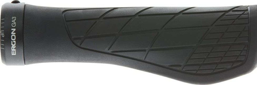 Cycling * | Ergon Ga3 Lock-On Handlebar Grips Small Black