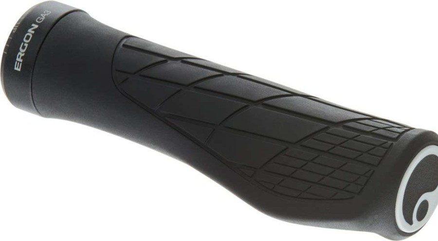 Cycling * | Ergon Ga3 Lock-On Handlebar Grips Small Black