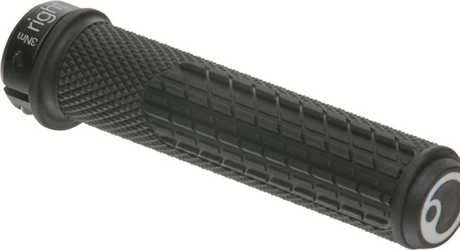 Cycling * | Ergon Gfr1 Lock-On Handlebar Grips Black