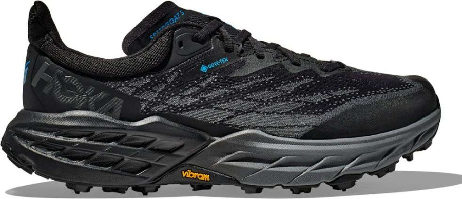 Footwear * | Hoka Speedgoat 5 Gtx Spike Trail-Running Shoes Men'S Black/Black