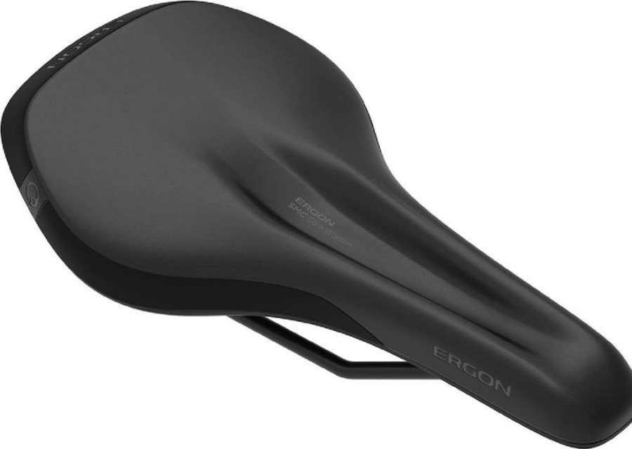 Cycling * | Ergon Smc Core Bike Saddle Women'S Black/Grey