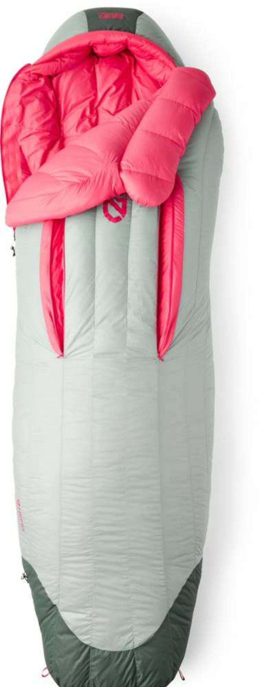 Camping And Hiking * | Nemo Riff 15 Sleeping Bag Women'S Rubarb/Lichen