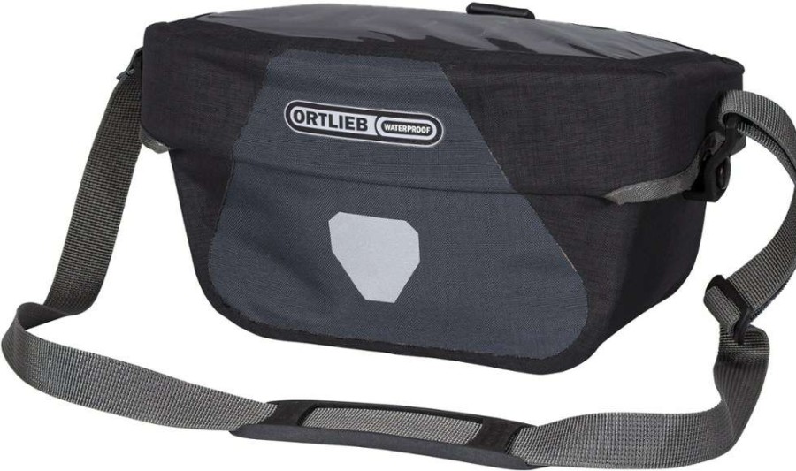 Cycling * | Ortlieb Ultimate Six S Plus Handlebar Bag 5L Granite/Black