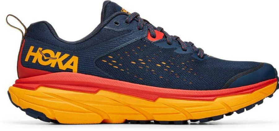 Footwear * | Hoka Challenger Atr 6 Trail-Running Shoes Men'S Outer Space/Radiant Yellow