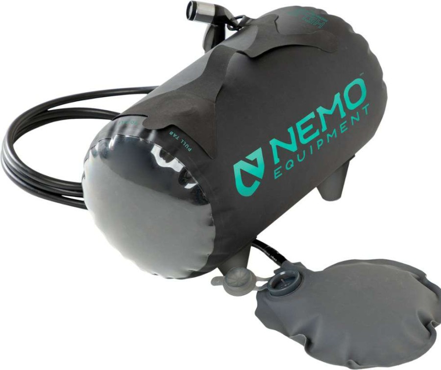 Camping And Hiking * | Nemo Helio Pressure Shower 11 Liters Black