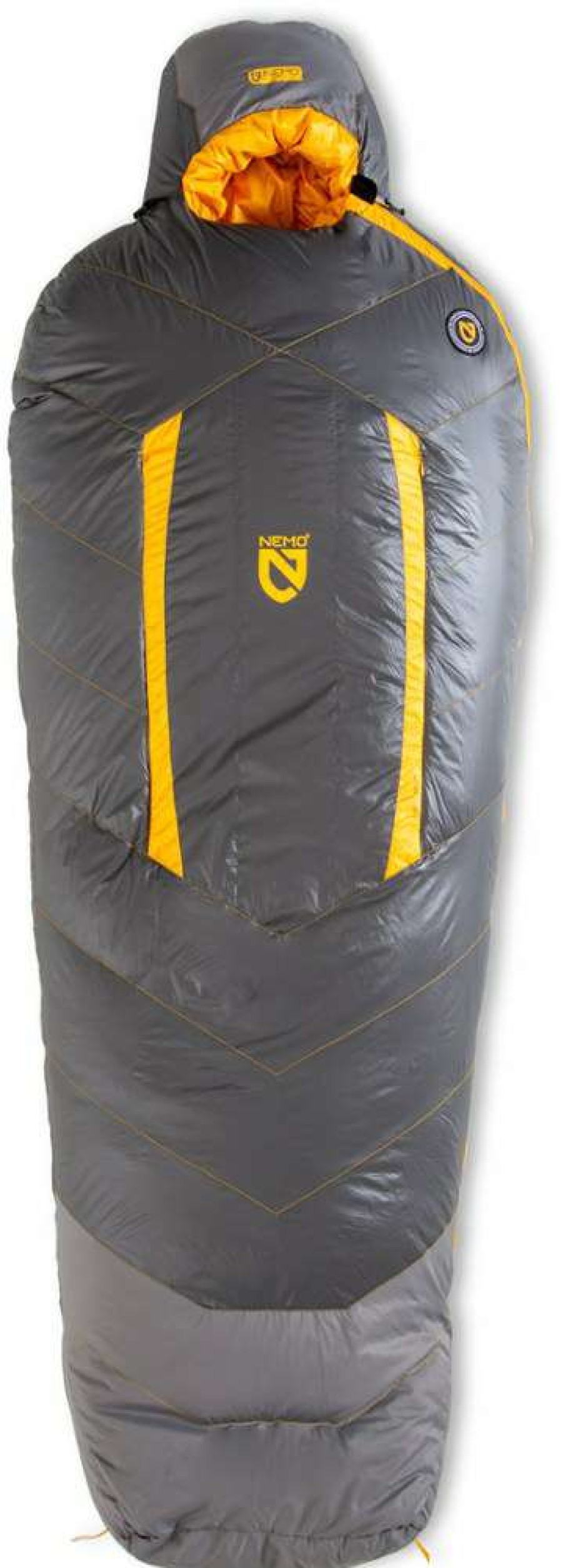 Camping And Hiking * | Nemo Sonic -20 Sleeping Bag Goodnight Gray/Torch