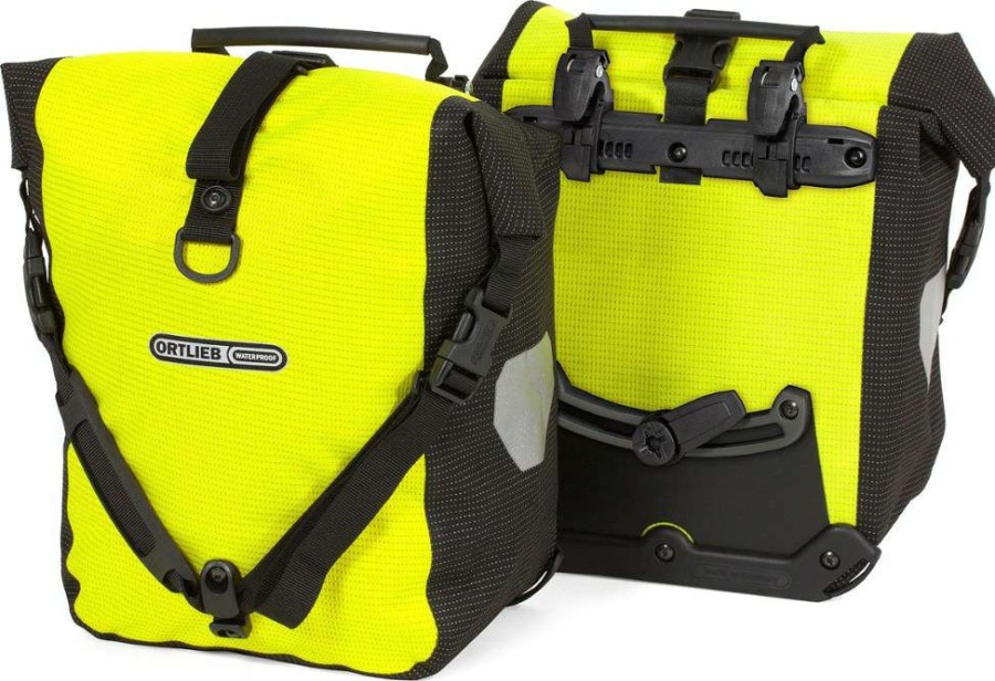 Cycling * | Ortlieb Sport-Roller High Visibility Panniers Pair Neon Yellow/Black