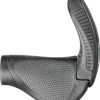 Cycling * | Ergon Gp3 Gripshift Lock-On Handlebar Grips Black/Gray