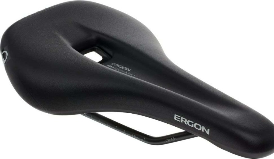 Cycling * | Ergon Sm Sport Saddle Men'S Black